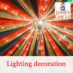 Lighting decoration Mr. Prasanta Gope in Kulti